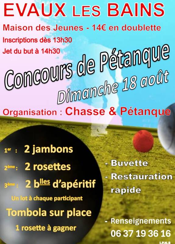 Concours de pétanque