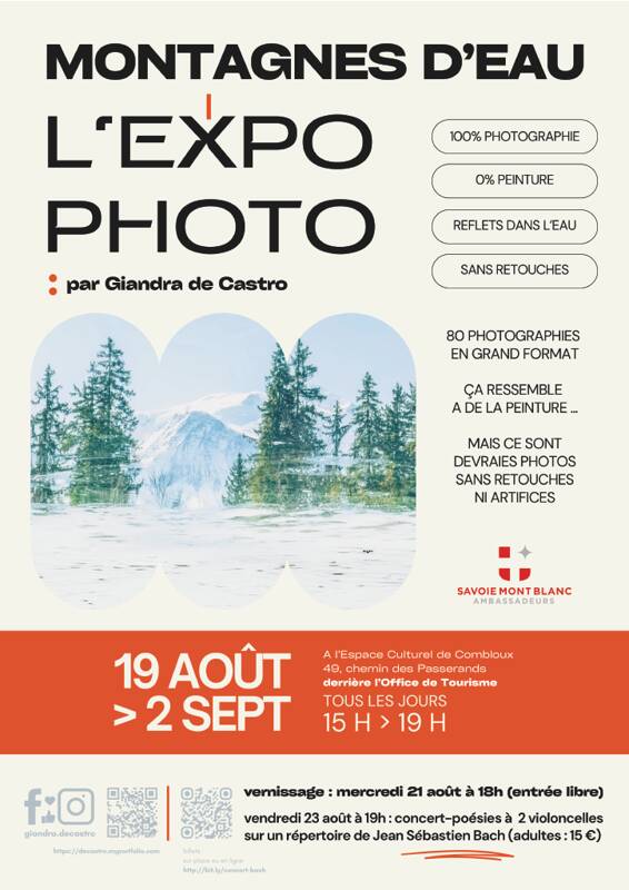 Expo photo Montagnes d'Eau à Combloux