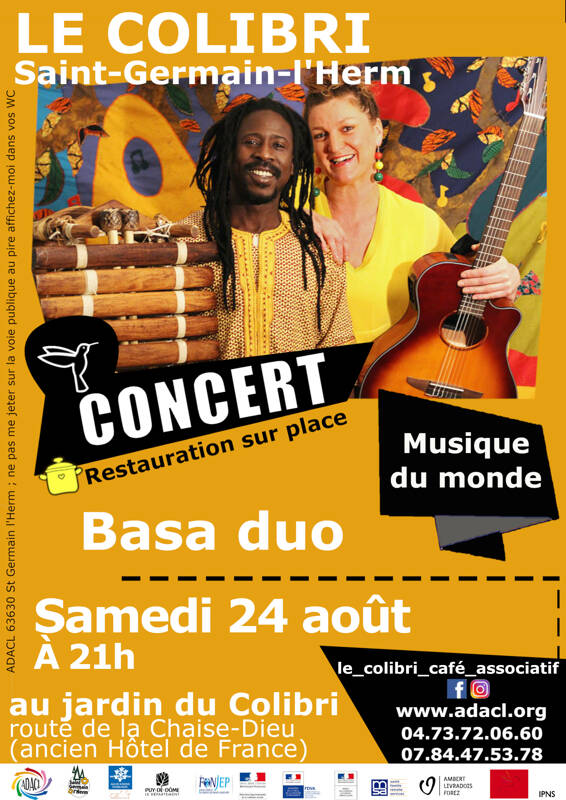 Concert - Basa Duo (musique du monde)