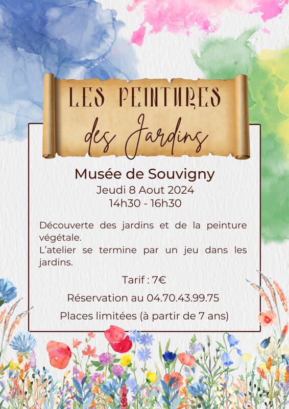 Atelier : les couleurs des jardins