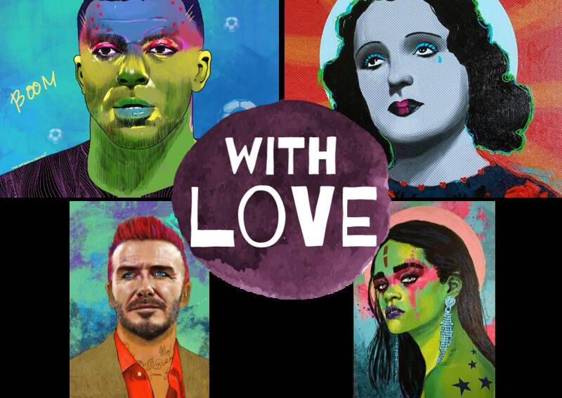 ''WITH LOVE'' Pop Art Exposition