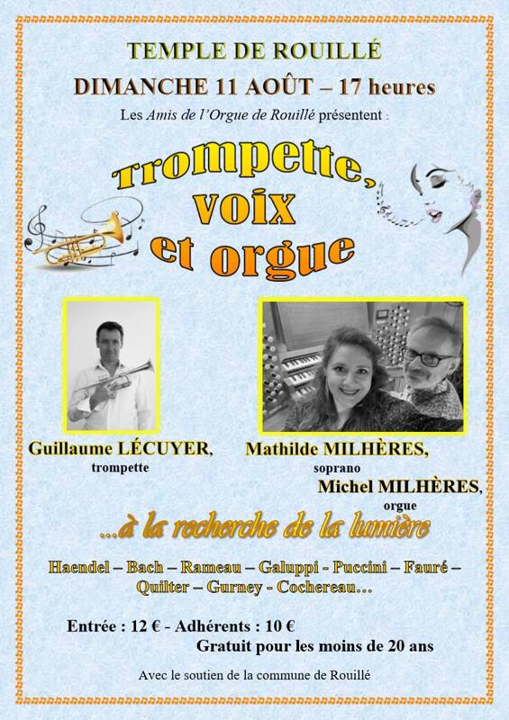 Trompette, voix et orgue