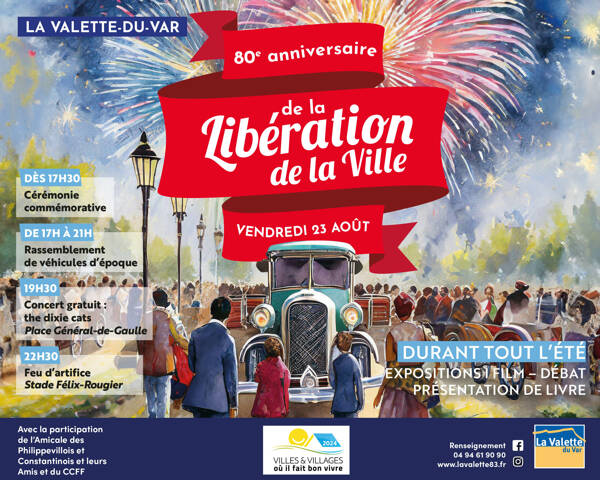 80e anniversaire de la Libération de la Ville