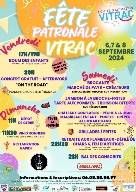 Fête patronale de Vitrac (63)