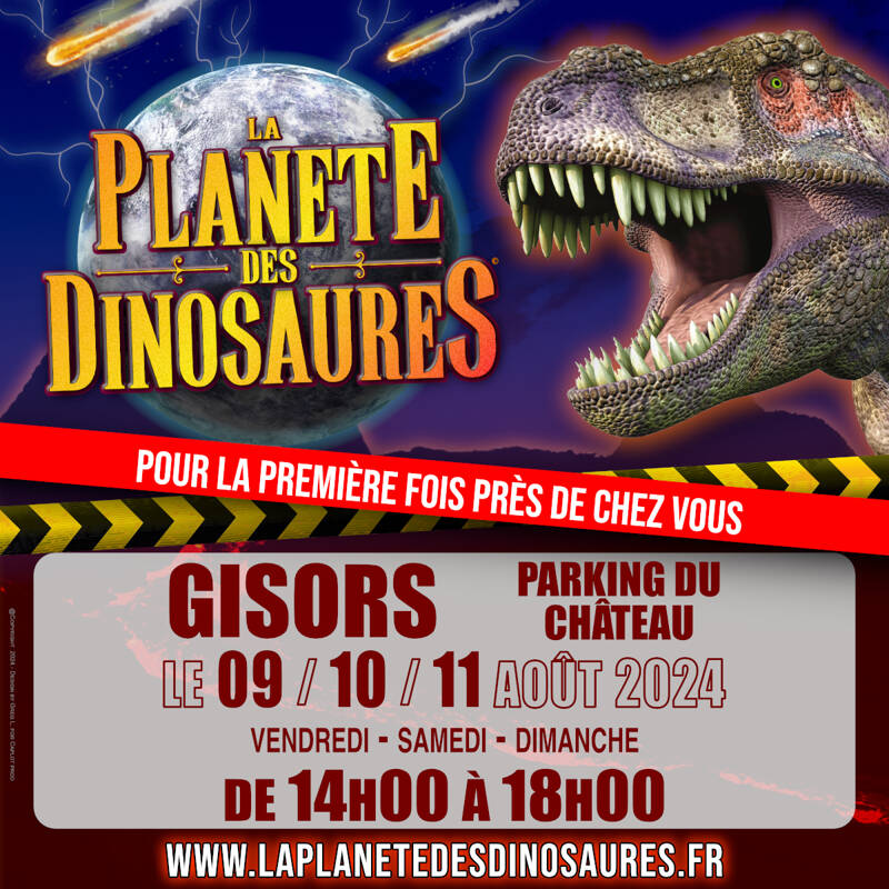 La Planète des Dinosaures - l'expo à Gisors