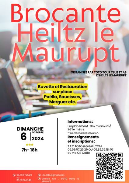 Brocante 2024 Heiltz le Maurupt