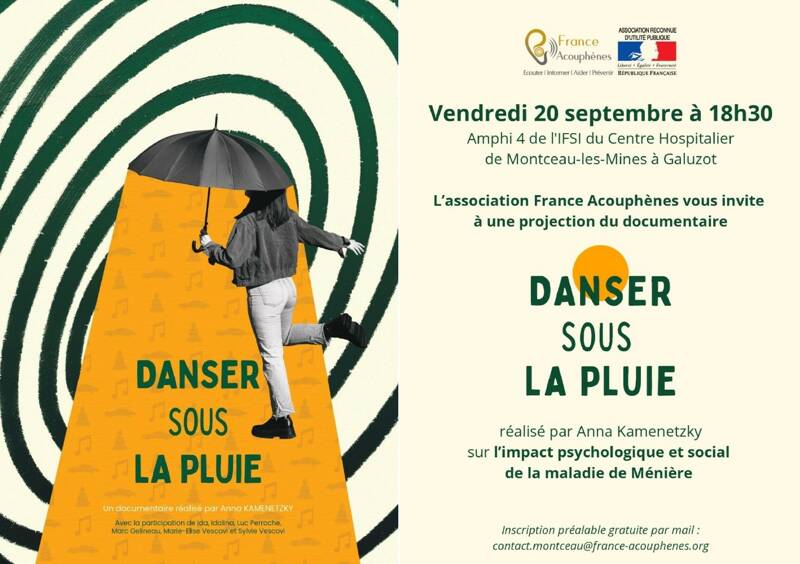 Maladie de Ménière : DANSER SOUS LA PLUIE