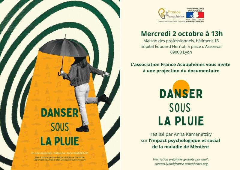 Maladie de Ménière : DANSER SOUS LA PLUIE