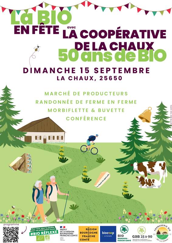 La Bio en Fête avec la Coopérative froagère de La Chaux (25) !