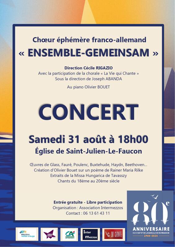 CONCERT CHOEUR EPHEMERE FRANCO-ALLEMAND