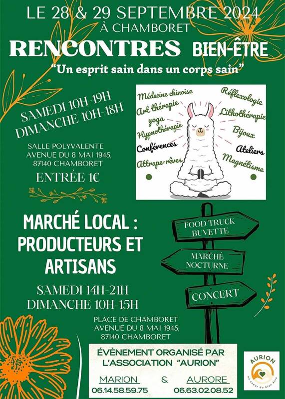 Rencontres bien-être et marché local