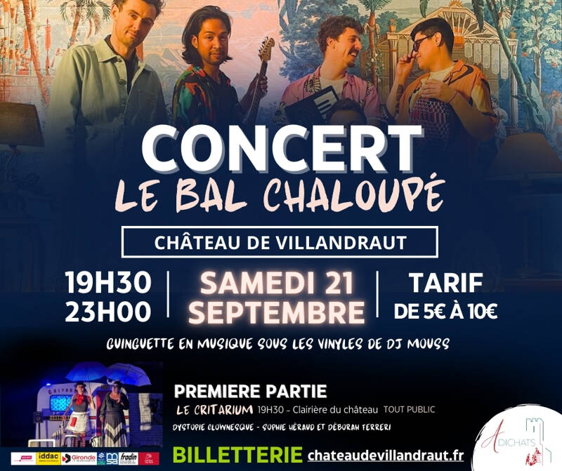 Le Bal Chaloupé en concert - Château de Villandraut