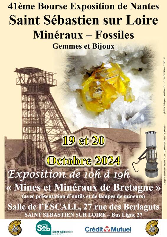 41ème bourse exposition de minéraux, fossiles et pierres taillées