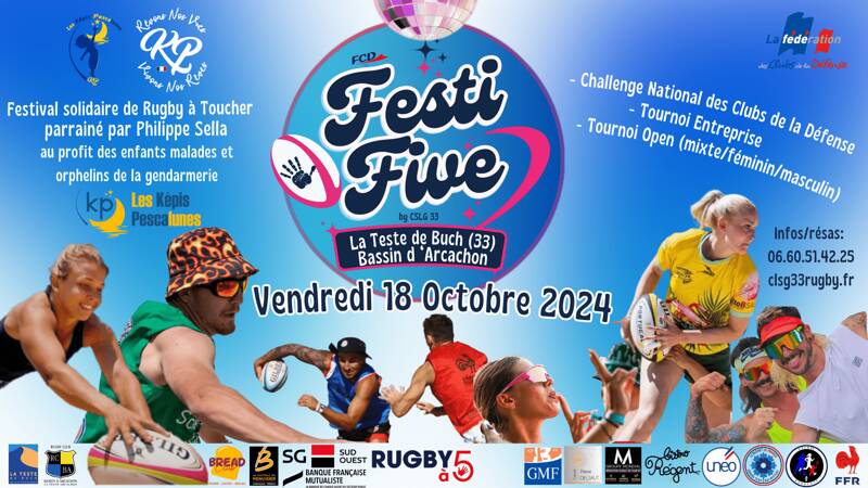 FestiFive, festival solidaire de Rugby à 5 - 1er challenge National de la FCD