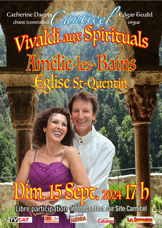 Canticel de Vivaldi aux Spirituals en l'église d‘Amélie-les Bains