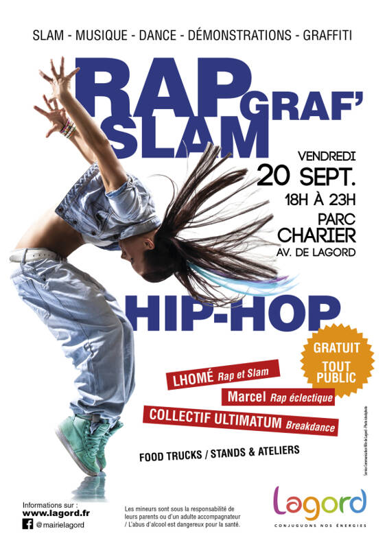 RAP, SLAM, Hip hop... Concert à Lagord