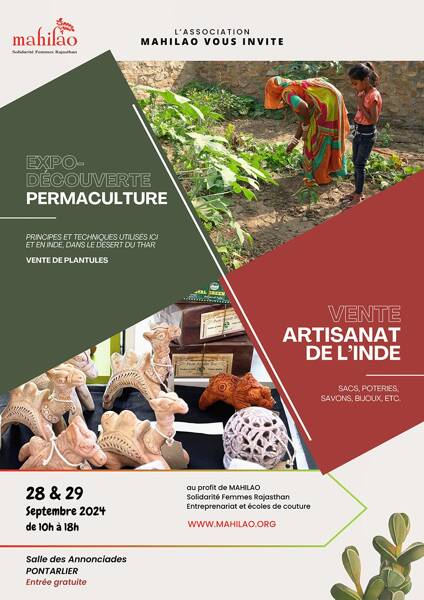 EXPO-DECOUVERTE PERMACULTURE & VENTE ARTISANAT INDIEN