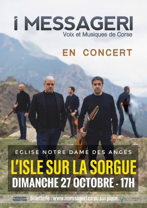 Voix et musiques de Corse - concert groupe I MESSAGERI