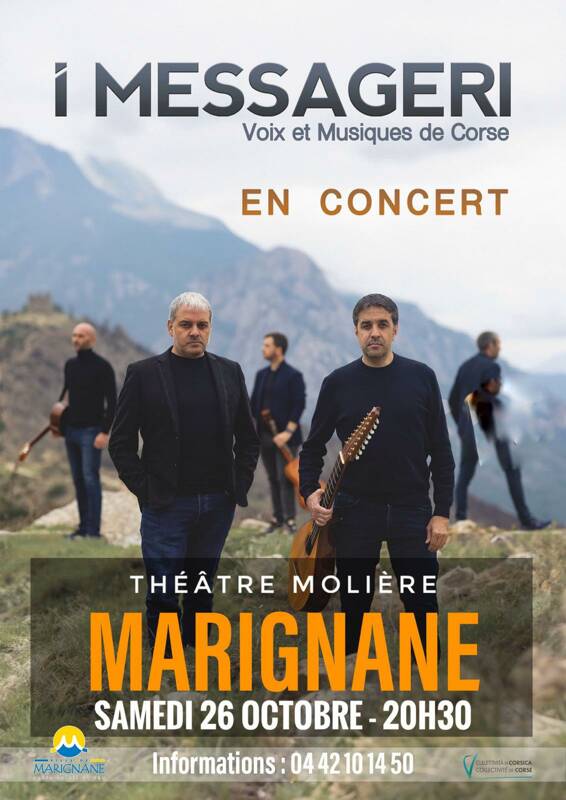 Voix et Musiques de Corse - concert groupe I MESSAGERI