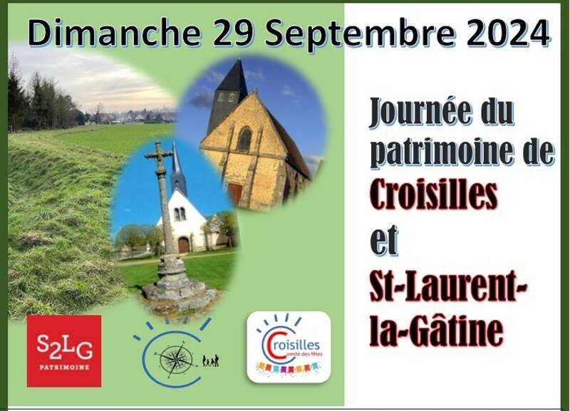 Journée dédiée au patrimoine des 2 communes, Croisilles et Saint-Laurent-La-Gâtine