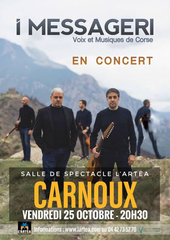 Concert Voix et Musiques de Corse groupe I MESSAGERI