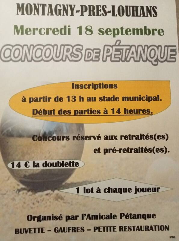 Concours de Pétanque