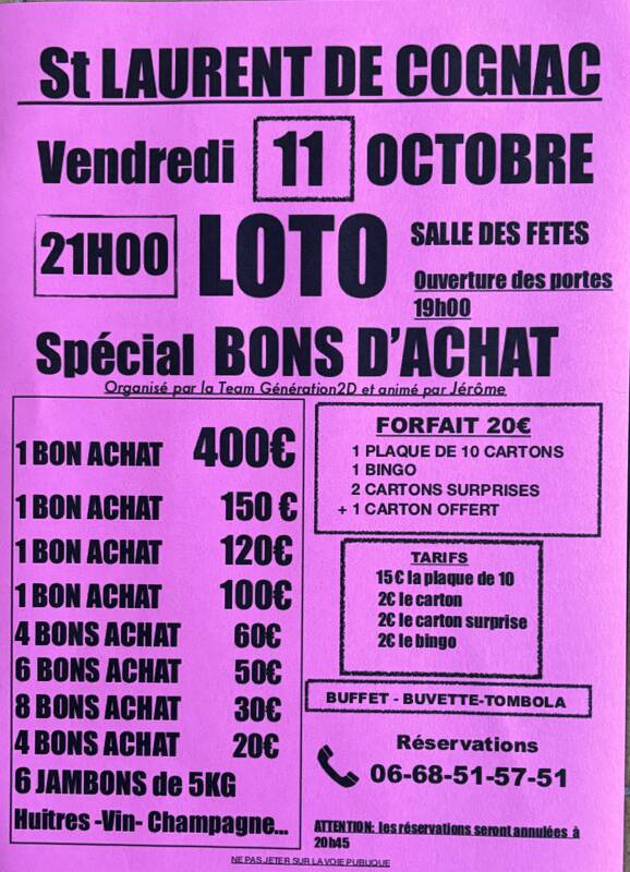 Loto Spécial Bons Achat