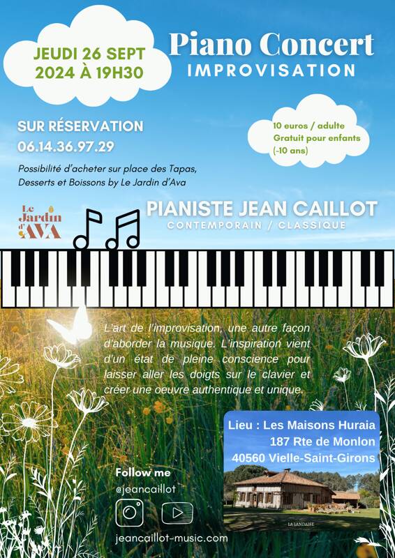 Concert Piano Improvisation - Classique / Contemporain