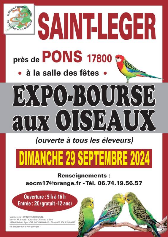 EXPO-BOURSE AUX OISEAUX ST LEGER