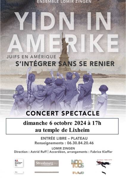 Concert-Spectacle Yidn in Amerike - S'intégrer sans se renier