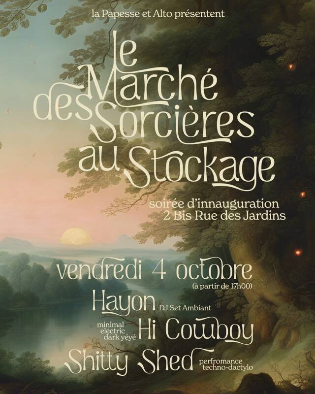 Inauguration du Marché des Sorcières & réouverture du Stockage