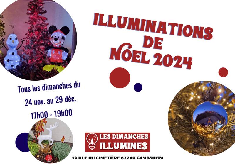 Illuminations Noël 2024