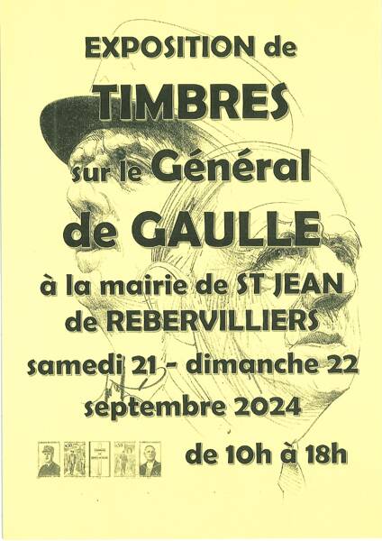 EXPOSITION de timbres sur le Général de Gaulle