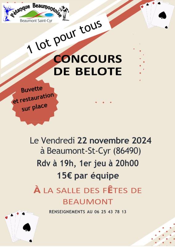 Concours de belote