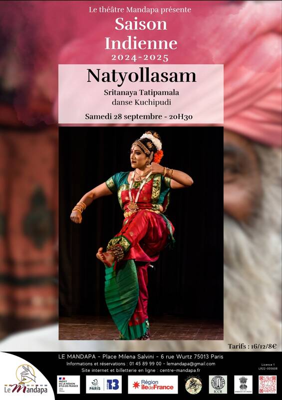 Natyollasam - Danse indienne Kuchipudi