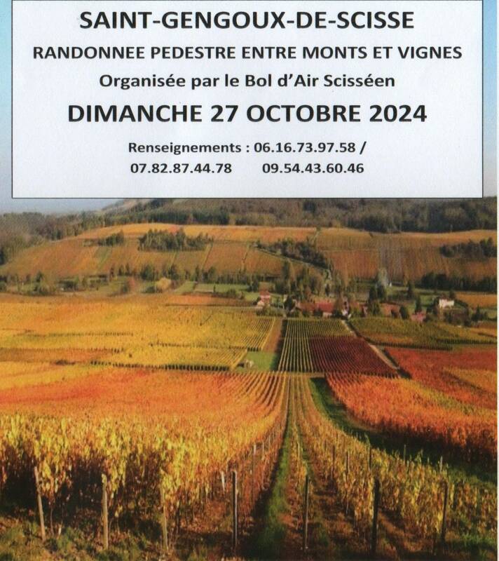 RANDONNEE PEDESTRE ENTRE MONTS ET VIGNES