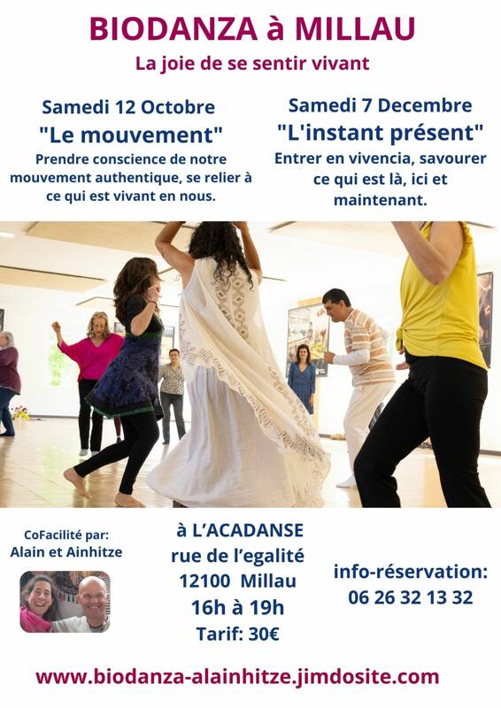 Atelier de Biodanza  à Millau