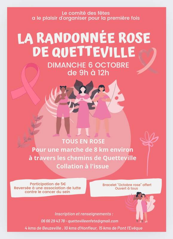 La randonnée rose dans le cadre d'Octobre Rose