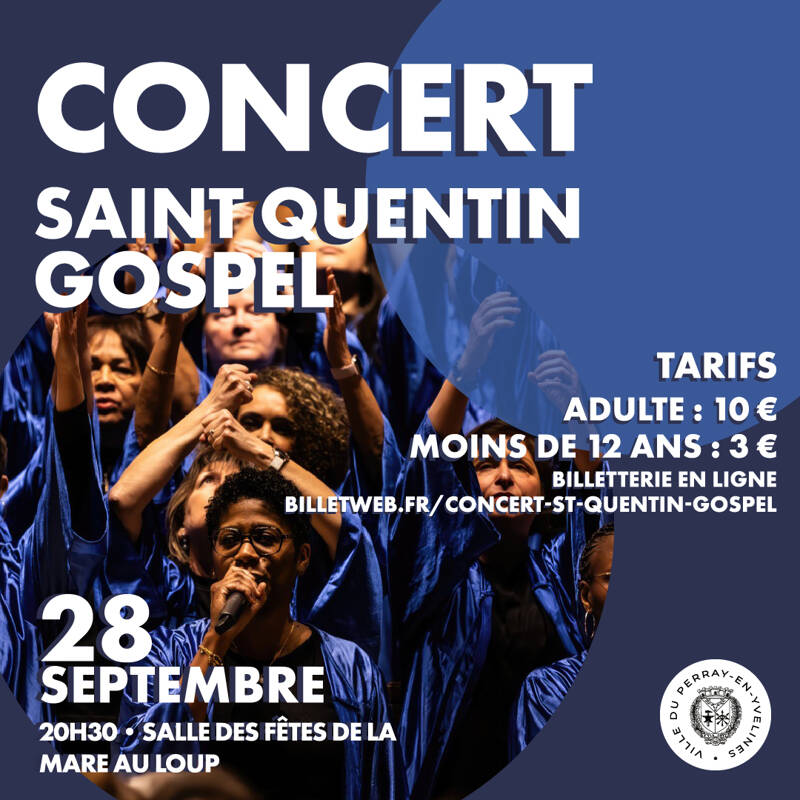 Concert Saint Quentin Gospel au Perray-en-Yvelines