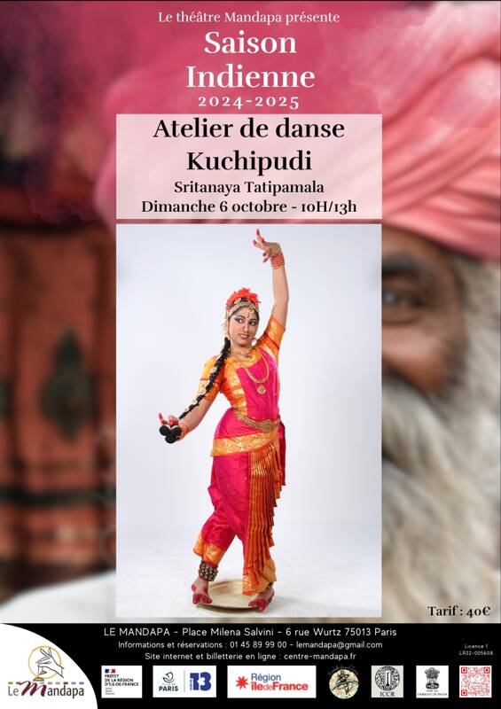 Atelier de danse indienne Kuchipudi