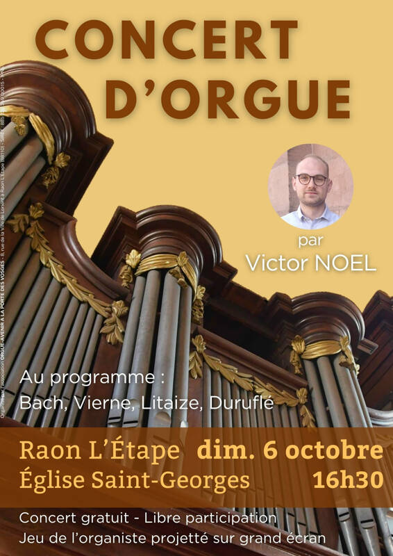 Concert d'orgue par Victor NOEL