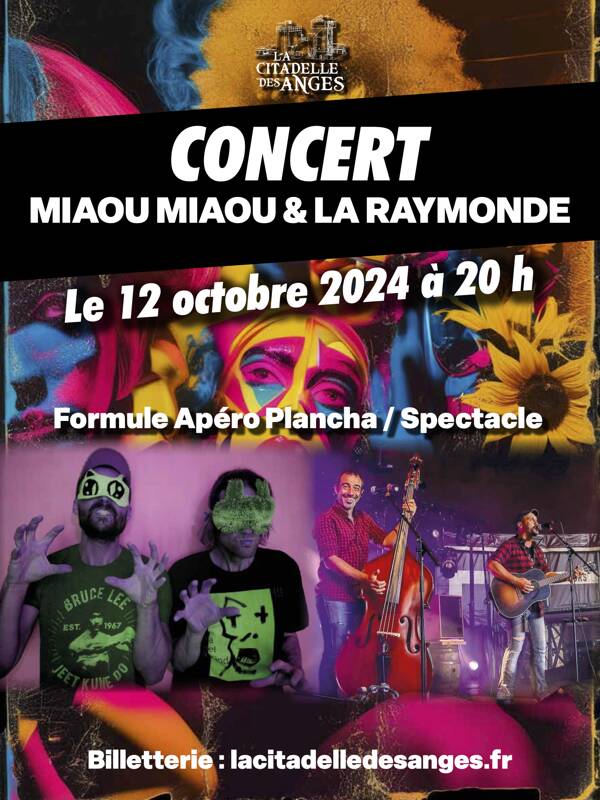 Concerts : Miaou Miaou & La Raymonde