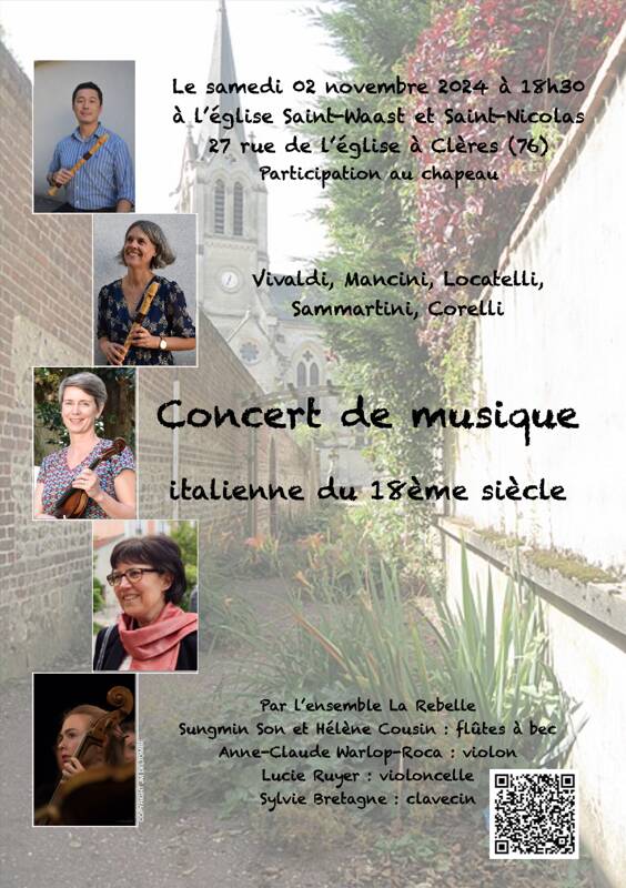 Concert de musique italienne du 18ème siècle