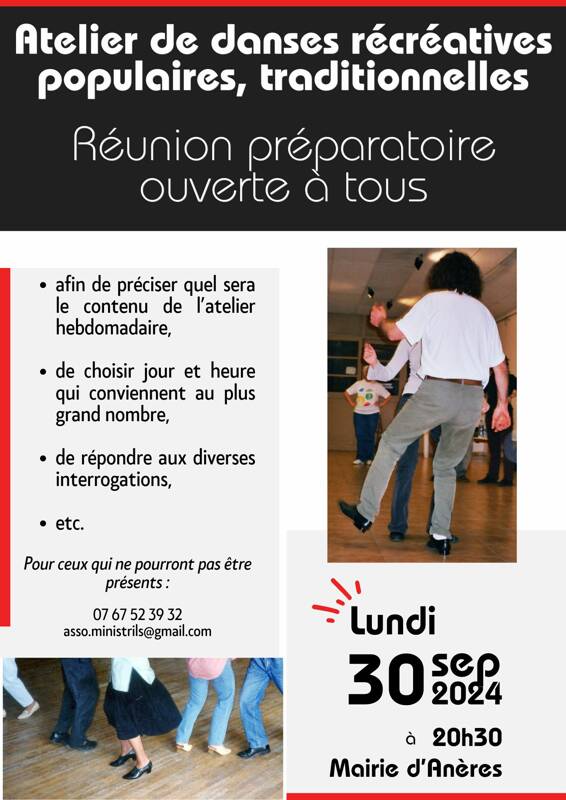 Atelier de danse récréative (populaire et traditionnelle)