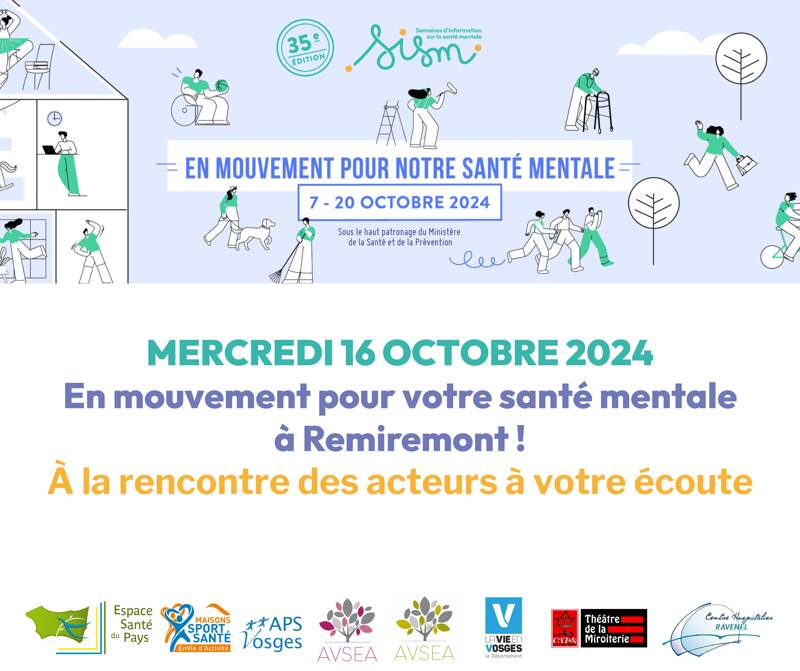 En mouvement pour votre santé mentale à Remiremont