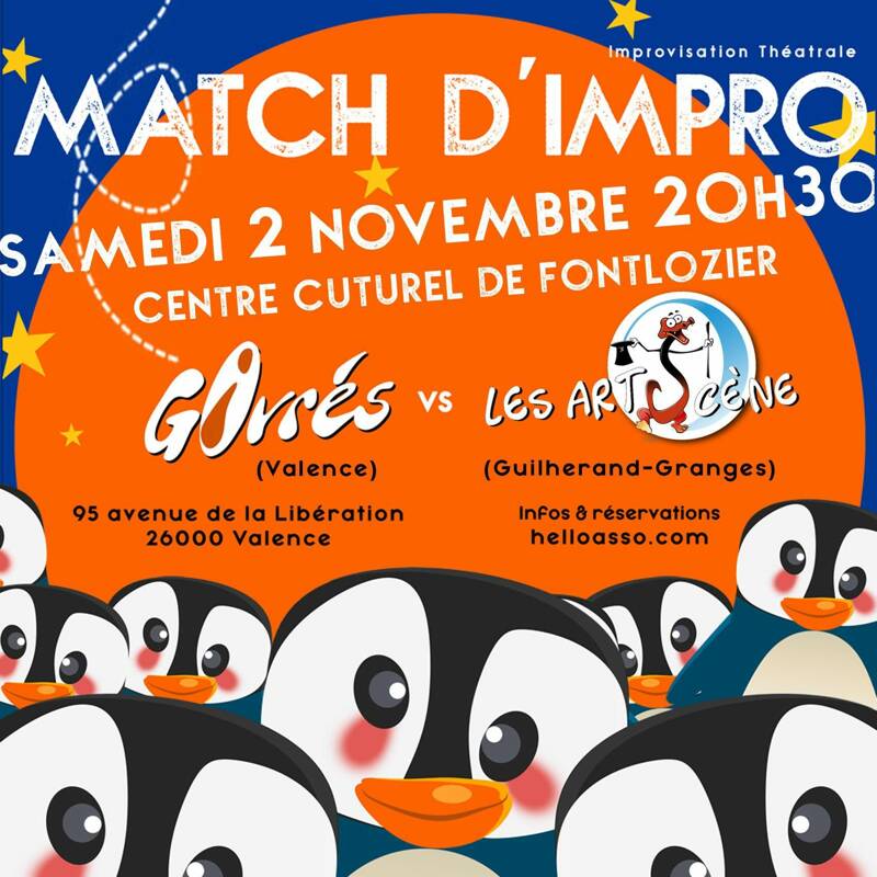 Match d'impro Givrés vs ARTSCENES - Novembre 2024