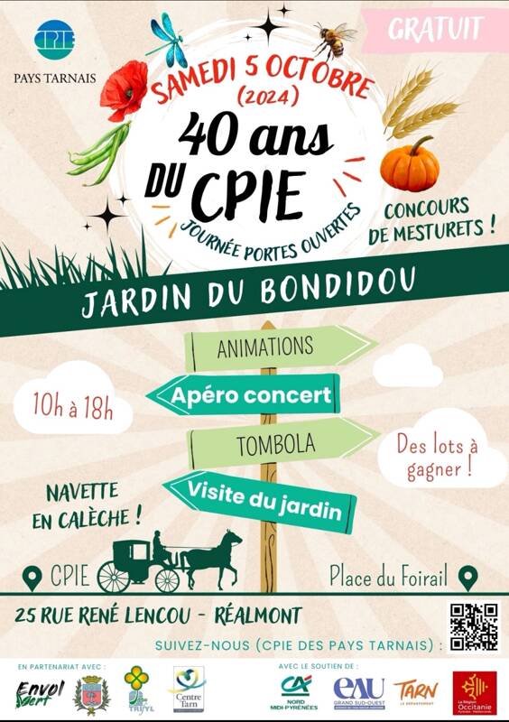 40 ans de l'association du CPIE des Pays Tarnais