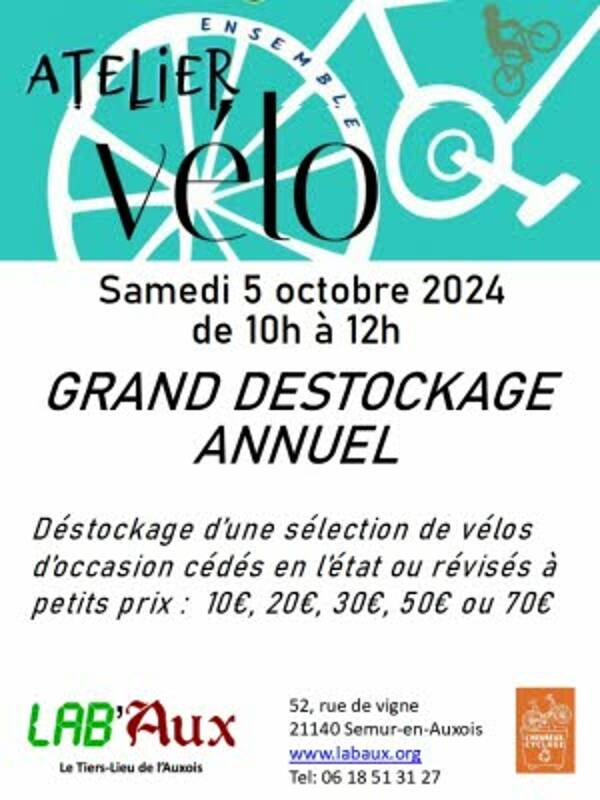 Déstockage annuel de vélos d'occasion