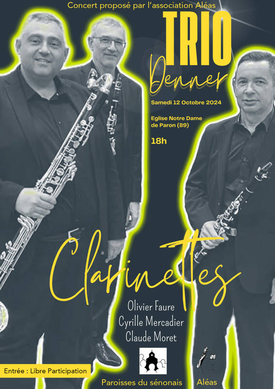 Concert du trio de clarinettes Denner