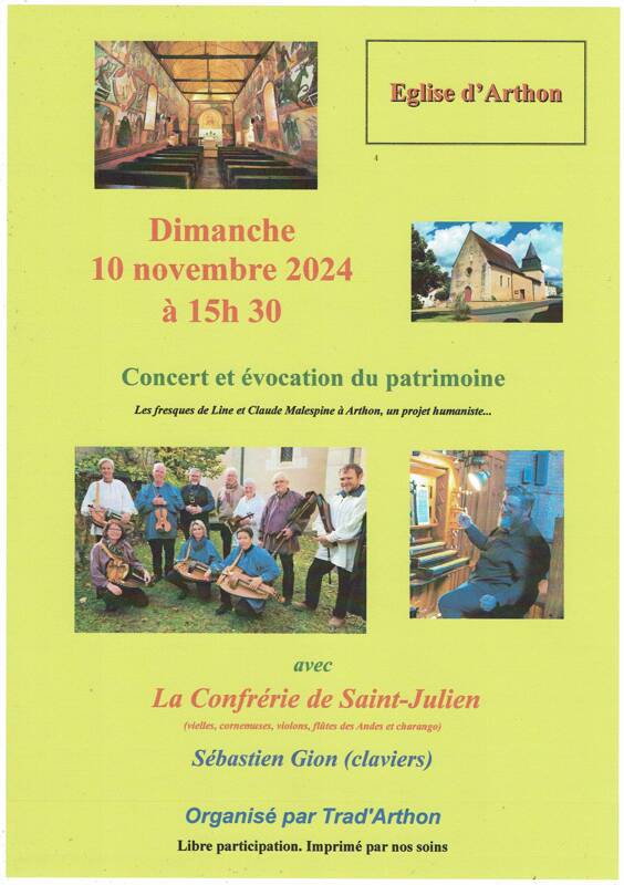 Concert de la Confrérie de Saint Julien